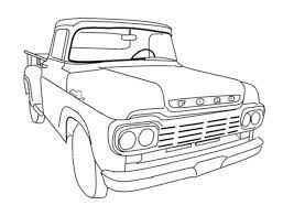 50 truck coloring pages to print and color. Old Ford Trucks Colouring Pages Coloring Library