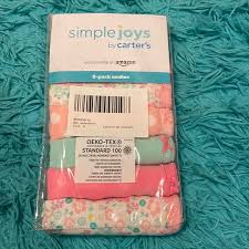 Carter's | Accessories | Bnwt Simple Joys By Carters Girls Underwear Pack  Of 8 | Poshmark