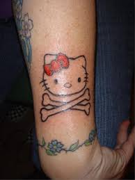 20 hilariously inventive belly button tattoos barts butt. 20 Crazy Hello Kitty Tattoos