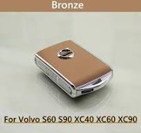 Bronze Leather Key Remote Control Case Fob Shell Cover For ...