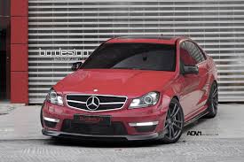 Red Rocket Mercedes C63 Amg On Adv1 Rims Mercedes C63 Mercedes C63 Amg Mercedes