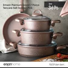Emsan premium granit 7 parça tencere seti golden cherry. Ersanhome Emsan Premium Granit 7 Parca Tencere Seti Facebook