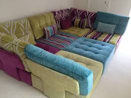 we were asked to help create a large seating arrangement for a big family room the solution was 6 modules in vari floor seating living room sofa stylish sofa