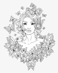 Grunge aesthetic coloring pages these free coloring pages are also separated. Woman Coloring Pages For Teens Girl Colouring Pages For Adults Hd Png Download Transparent Png Image Pngitem
