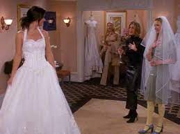 Monica Geller Cheap Wedding Dress Episode Wedding Dress Friends Wedding Dresses Wedding Dress Inspiration Cheap Wedding Dress