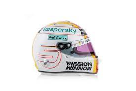 This lot is a 1:1 scale replica of the arai helmet worn by sebastian vettel during the 2020 grand premio della toscana ferrari 1000, ferrari's 1,000th grand prix. In Pictures Sebastian Vettel S First Helmet Design For 2020