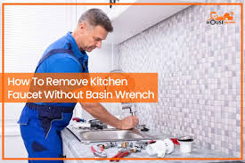 how to remove kitchen faucet without