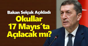 Salgın sebebiyle okullar erken kapanmak zorunda kalmıştı. Okullar Ne Zaman Acilacak Meb Bakani Ziya Selcuk Tan Flas Aciklama
