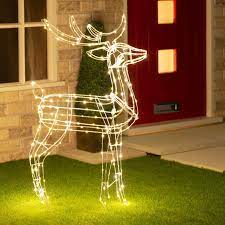 Light Up Reindeer The Christmas Workshop 70409 Light Up Reindeer Outdoor Christmas Wireframe Figure With 250 Warm White Led Lights Mains Operated 115cm X 60cm X 20cm Buy Online In India At Desertcart 157412176