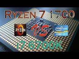 Com o lançamento do amd ryzen 7, muitas pessoas olharam para as especificações base deste processador (8 cores + smt) e pensaram que ele daria decidi portanto fazer testes entre um ryzen 7 1700 e um intel i7 6700k, que são processadores equivalentes a nível de preço, e ver assim se um. Ryzen 7 1700 Vs I7 6700k Benchmarks Gaming Tests Review And Comparison Ryzen Vs Skylake Youtube