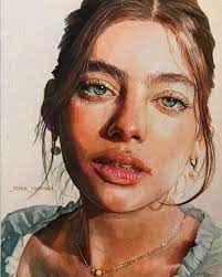 Watercolor Art Watercolor Art Face Watercolor Portraits Portraiture Painting