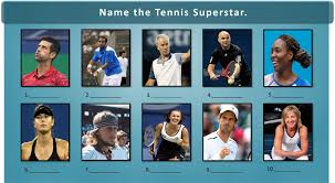 What type of material are tennis balls covered with? Tennis Superstars Picture Round Quiz Logo Quiz Answers Trivia Questions Quiz
