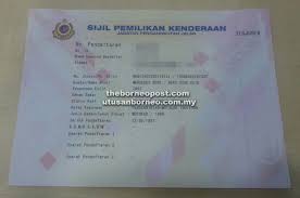 Select the 'apply online' button. Jpj Doing Away With Green Cards Borneo Post Online