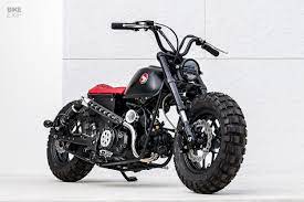 Who goes far and fast on a bobber anyway? Monkey Bomber A Pocket Sized Bobber By K Speed Bike Exif
