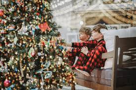 Christmas tree made green circles surrounded by. 20 Magical Christmas Tree Photos Pretty Presets For Lightroom