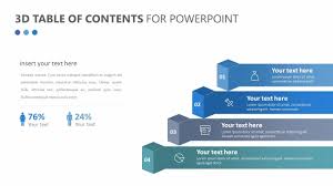 3d Table Of Contents For Powerpoint The 3d Table Of Contents For Powerpoint Allows You To Design A In 2020 Powerpoint Business Powerpoint Templates Business Planning