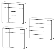 Kommoden, die breiter als 120 cm sind, werden in der regel als sideboard bezeichnet. Rauch Select Yourjoyce Kommoden Breite 120 Cm Hohe 100 Cm Verschiedene Ausfuhrungen Gunstig Kaufen Mobel Universum