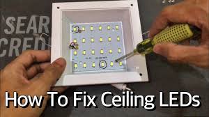 Led bulbs and headlights can flicker in many situations. How To Fix Flickering Led Ceiling Lamp Youtube