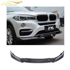 X6 Carbon Fiber P Style Front Lip Spoiler For Bmw X6 Standard Bumper 2015 2016 Front Bumper Splitter Lip Kit Car Styling Bmw X6 Carbon Fiber Bumpers