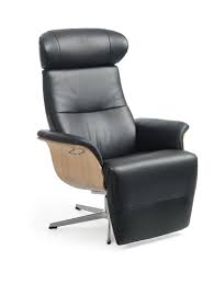 conform timeout relaxsessel mit integriertem fussteil x fuss aluminium in leder fantasy black sitzschale eiche relaxsessel sessel relaxen