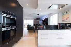 Couleur cuisine moderne cuisine contemporaine blanche deco cuisine moderne idee cuisine ouverte cuisine ouverte ilot planchers de cuisine agencement cuisine idée déco cuisine cuisine salle à manger. Grande Cuisine Avec Ilot Ouverte Sur Salon Finition Bi Tiente Contemporary Kitchen Paris By La Cuisine Dans Le Bain Sk Concept Paris Houzz