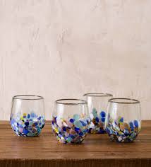 Or if you prefer your design to be in color, take a look at our screen printing. Riviera Recycled Stemless Wine Glass Set Of 4 Vivaterra
