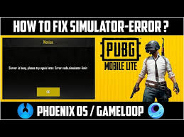 Therefore, if it is your first time to play pubg. Pubg Mobile Lite Fix Simulator Limit Server Is Busy Phoenix Os Gameloop Ag K Minds Ø¯ÛŒØ¯Ø¦Ùˆ Dideo