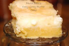 Paula Deen S Ooey Gooey Butter Cake Recipe Desserts Gooey Cake Ooey Gooey Butter Cake