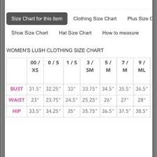 Particular Lush Clothing Size Chart Loreal Medium Blonde