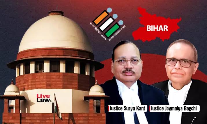 Bihar SIR | Voters Excluded From Draft Rolls Can Submit Applications Online  With Aadhaar Card : Supreme Court
