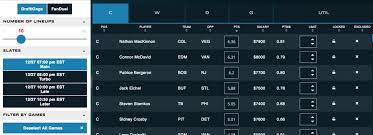 Check spelling or type a new query. Daily Fantasy Hockey Picks For Fanduel And Draftkings 4 4 19 Daily Fantasy Sports Rankings