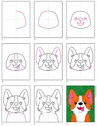Simple, short lines are good to simulate fur. How To Draw A Dog Face Art Projects For Kids