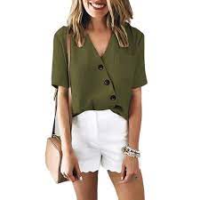 We did not find results for: Femme Ete Chemisier Fluide Manche Courte Col V Couleur Unie Lache Chemise Vert 2xl Vert Cdiscount Pret A Porter
