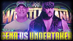 5 reasons john cena is the best rival of edge's career (& 5 why it's the undertaker) edge's incredible career can be tied to his two biggest rivals, john cena and the undertaker. Wwe Wrestlemania 34 John Cena Vs The Undertaker Official Match Card Youtube