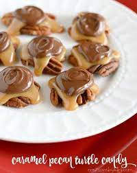 Butter 1 (14oz.) can of sweetened condensed milk . Caramel Pecan Turtles Candy Recipe Creations By Kara