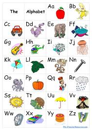 This chart template is the one that will surely make it very easy for children to learn abc and also a particular object that . The Best 18 A To Z Alphabet Chart With Pictures Pdf Pic Clam