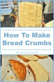It S Super Easy To Make Your Own Bread Crumbs With Some Stale Bread And A Food Processor Or Blender To Save You Another Trip To The Grocery Store Comida