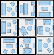 Sectionals come in a variety of configurations, including ones that feature armless chairs, love seats, ottomans, and chaises that you can combine to fit your space. How To Efficiently Arrange The Furniture In A Small Living Room