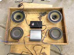 Build your own speaker or subwoofer! Cheap Bluetooth Stereo System Custom Speaker Boxes Speaker Projects Stereo System