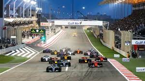 The dutchman took a brilliant pole on saturday, and got off the line to lead ahead of his mercedes rival in the early stages of the season opening bahrain grand prix. Bahrain