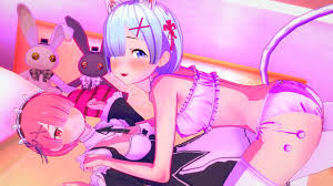 Fucking Rem and Ram from Re:Zero with many Creampies 