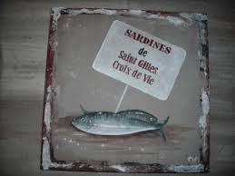 Cours De Peinture Decorative Acrylique Dessin Sardine De Saint Gilles Croix De Vie Cours De Peinture Peinture Decorative Peinture