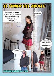 el semen del abuelo | comics porno incesto abuelo caliente