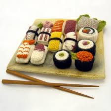 Knit Sushi Pattern Pdf Etsy Crochet Food Crochet Art Knitting