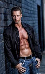 Ray Johnson Leather Jacket Muscle Men Men