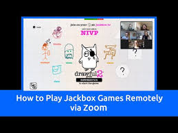 How To Play Jackbox Games Remotely Via Zoom Youtube