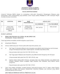 .kosong uitm jawatan kosong uitm adalah dipelawa kepada semua warganegara bumiputera malaysia yang berkelayakan untuk mengisi jawatan 2, kampus samarahan 2 di sarawak, kampus jasin di melaka, kampus pasir gudang di johor, kampus seremban di negeri sembilan dan. Jawatan Kosong Uitm Terkini Jun Mobile