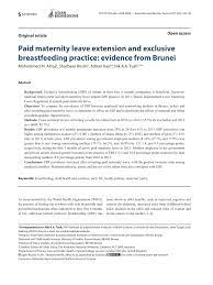 Parents must be legitimate or legally adoptive parents (stepparents not included), aged 60 years and above, and each parent's annual income from all sources must not. Pdf Paid Maternity Leave Extension And Exclusive Breastfeeding Practice Evidence From Brunei