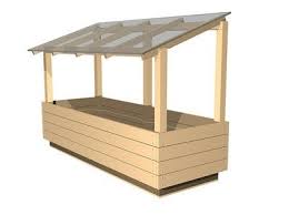 Hochbeet Mit Dach Hochbeet Garten Holz Im Garten