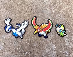 Gen 3 Legendary Weather Trio France Kyogre France Primal Etsy Billes A Fusibles Pokemon Perle Perles A Tisser